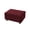 Burgundy, variant on ExtraLco Beige Velvet Ottoman, Upholstered Foot Stool with High Density Foam, Modular Sofa Ottoman for Living Room Bedroom Apartment and Office