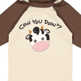 thumbnail image 4 of Inktastic Cow You Doin'? Cute Cow Boys or Girls Long Sleeve Baby Bodysuit, 4 of 5