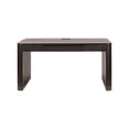 thumbnail image 2 of Contemporary Wood Writing Desk Office Table Storage Unit Brown, 2 of 10