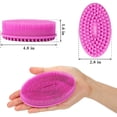 thumbnail image 3 of Lufa exfoliante de silicona para el cuerpo - Juego de 3 cepillos exfoliantes suaves para la ducha y el baño del cuerpo para niños sensibles, mujeres, hombres, todo tipo de piel, 3 of 5