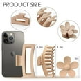 thumbnail image 4 of 12 Pcs Hair Clips for Women 4.3'' Big Claw Clips for Thin or Thick Hair 3 Styles Natural Color, 4 of 6