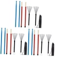 thumbnail image 4 of Raindrops Comfortable Grip Drum Kit Brush And Mallet Accessory Assorted Color 3 Sets, 4 of 8