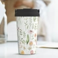thumbnail image 6 of Fotbe Wildflower Watercolor 2 Printed Insulated Travel Coffee Mug Spill Proof Leak Proof Stainless Steel Coffee Tumbler Reusable Coffee Cups with Lids Thermos, 6 of 8