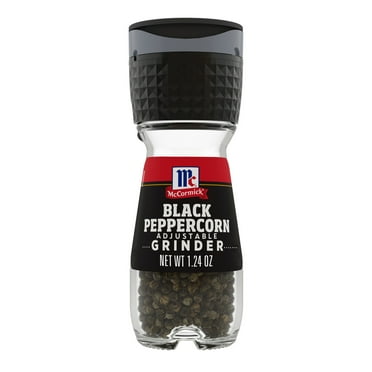 McCormick Non-GMO Black Pepper Grinder, 1 oz Bottle