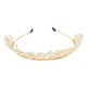 thumbnail image 2 of Prettyia Sparkling Diadema Corona nupcial Hairband con perlas Hugo Tiara diadema para mujeres chicas, 2 of 10