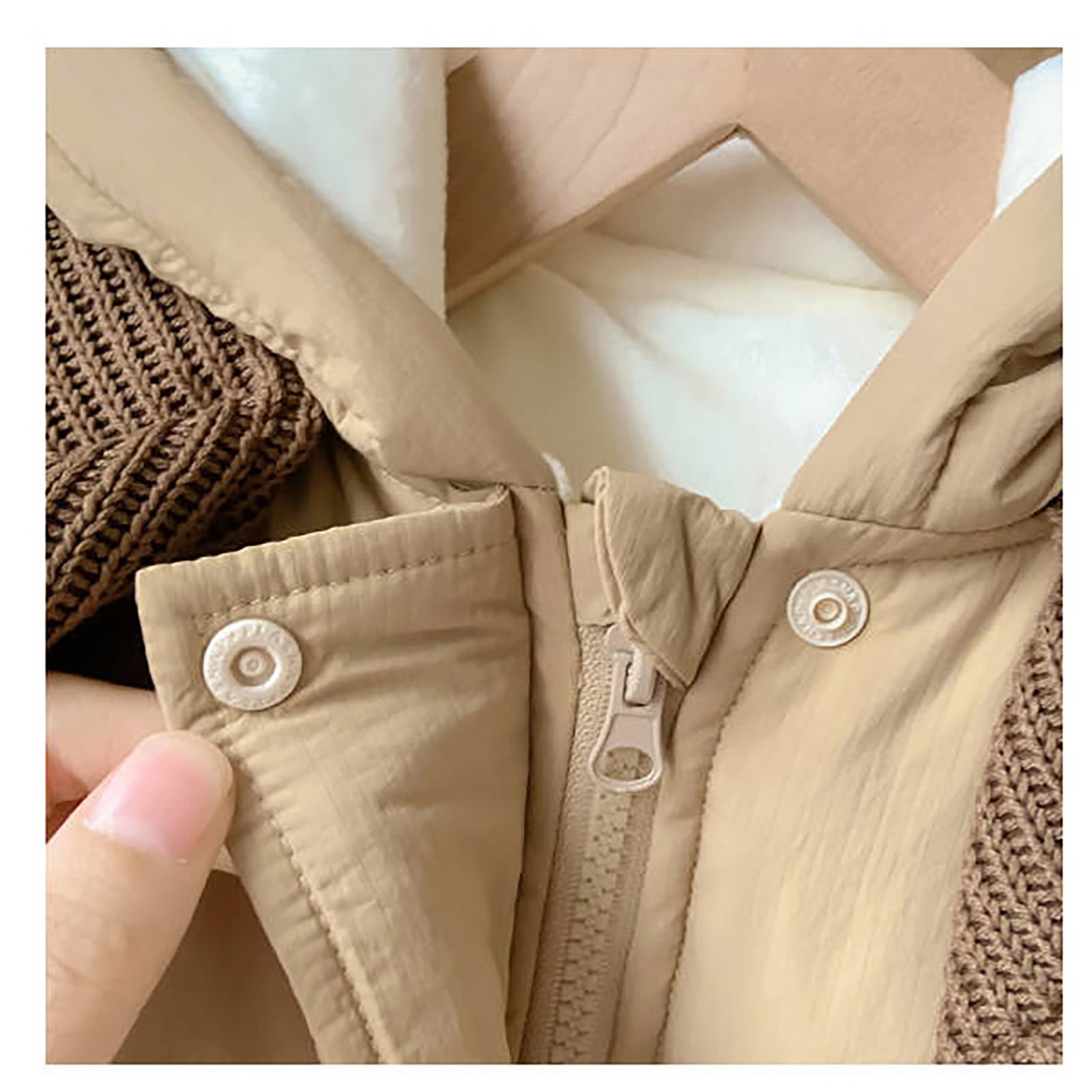 Huowey Baby Outing Clothes Atmosphere Winter Warm Padded Jacket Clip Crawling Clothes Cottonpadded Winter Baby Girls with