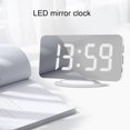 thumbnail image 3 of Seitruly Proyector Ajustable Multifuncional Despertador Digital Reloj Maquillaje Espejo Termómetro Proyección Relojes Blanco, Luz Azul Type6 NO6, 3 of 6