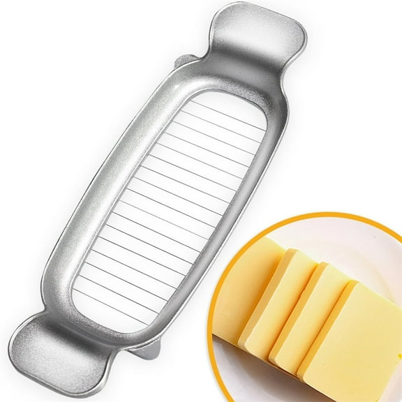 Multipurpose Cheese Slicer,Stainless Steel Wires Butter Slicer Cutter,with Portable Grip,Non-stick Coating Slicer Cutter,for Cheese, Fruit,Bread,Foie Gras