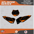 thumbnail image 2 of Kalair GFX Graphics Kit for Ktm ENDURO 4-STROKE 505XC-F, 250XC-F, and 450XC-F (2008-2010) Splinter Series, 2 of 5