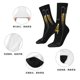 thumbnail image 5 of Balery Happy New Year 2024 (2) Calcetas Largas con Estampado para Hombre y Mujer – Suaves y Transpirables, Talla Única (US 5-11), 5 of 6