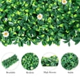 thumbnail image 5 of Gymax 12PCS 20x20inch Artificial Daisy Hedge Plant Privacy Fence Hedge Panels, 5 of 10