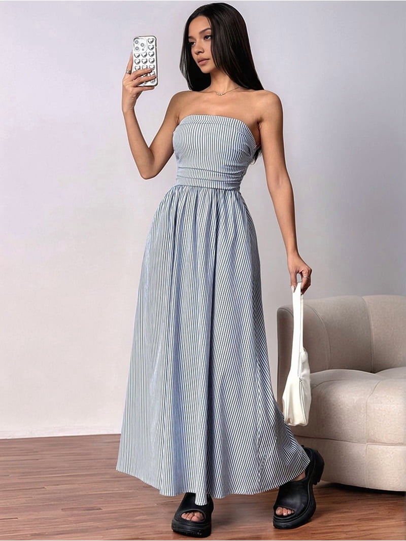 white halter top summer dresses Women's Marilyn Moment Halter Mini Dress in Off White main image 1