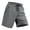 Gray_001, variant on Domuza Mens Athletic Gym Shorts Utra-Light Quick Dry Running Workout Basketball Shorts with Zipper Pockets Sports Tennis Khaki XL