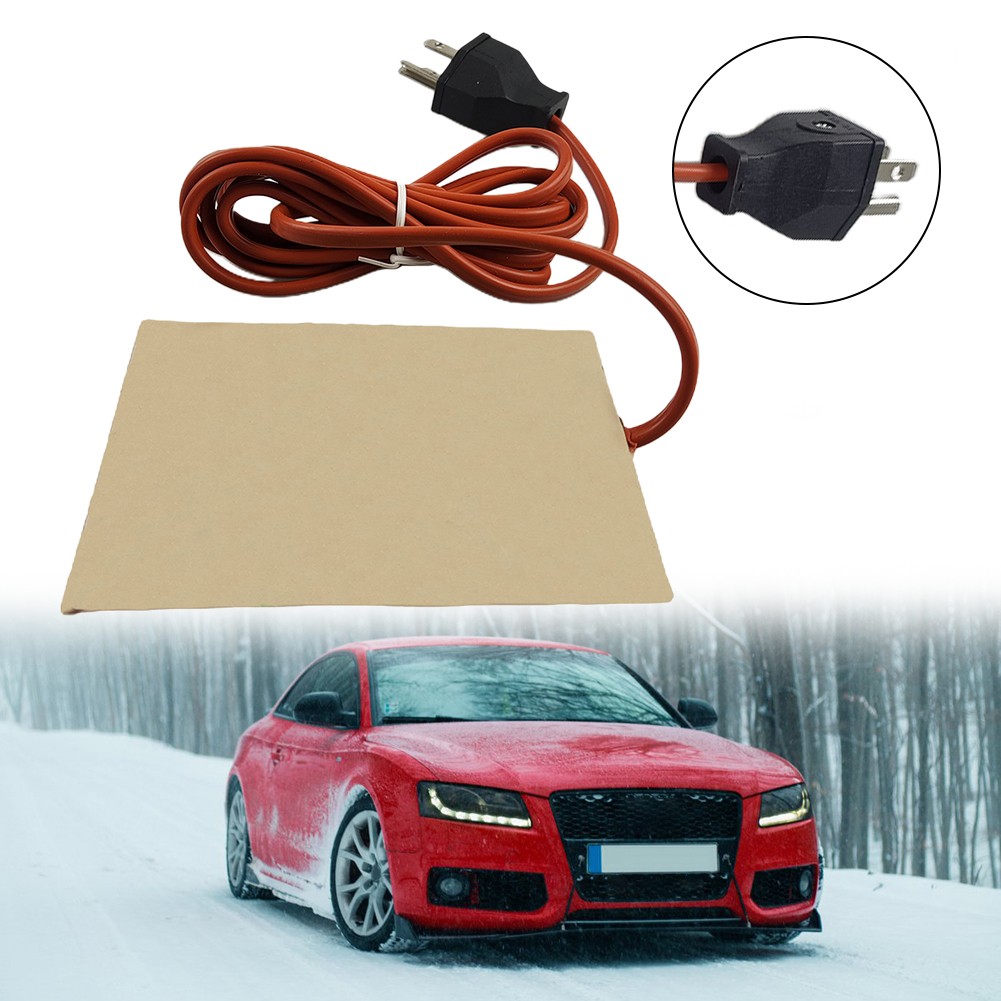 110V/220V 120W Car Engine Oil Pan Sump Tank Heater Mat Reduce Wear Pad