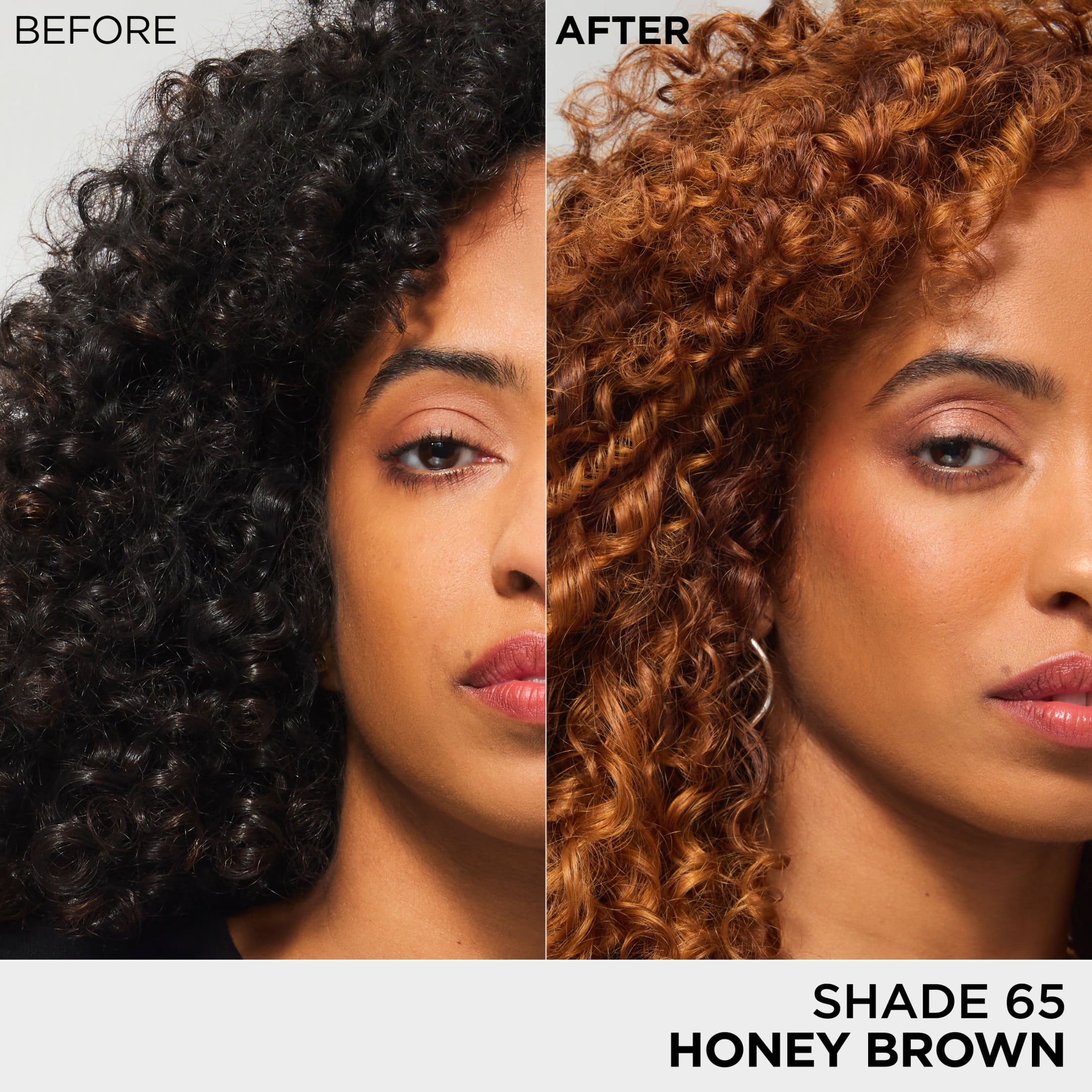L'Oreal Paris Feria Shimmering Permanent Hair Color, 65 Honey Brown, 1 Kit