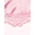 thumbnail image 6 of ORQ Women Sexy Artificial Silk Lace Sling Two-pieces Pajamas Set, 6 of 6
