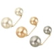 thumbnail image 1 of Broche Pasadores de Perla Imitación Unique Bargains Collar Decorativo Seguridad Clips para Mujer Gris/Blanco/Dorado 3uds, 1 of 5