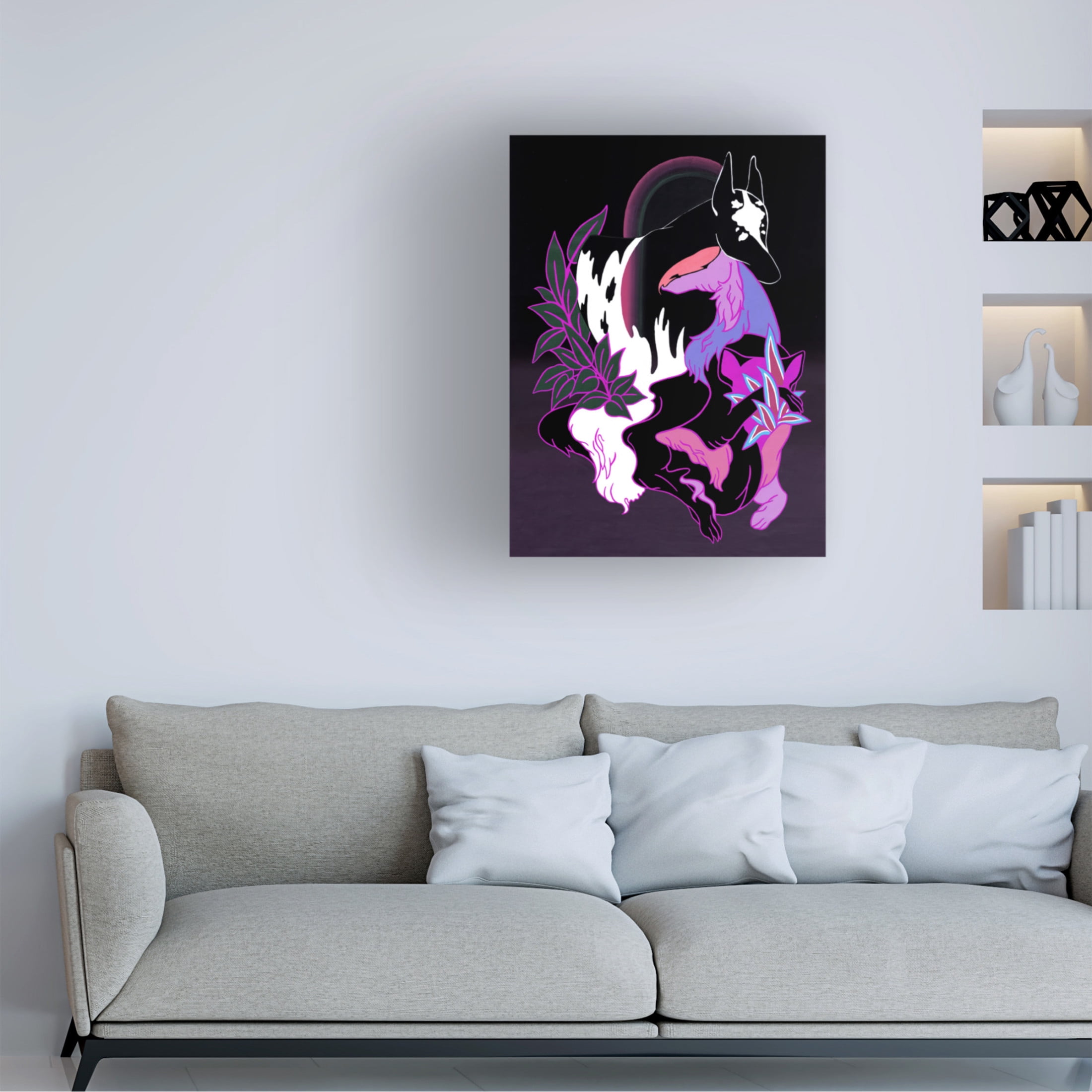 Tsz Kam 'Zephyrus Gate, 2020' Canvas Art - 35 x 47 Inches