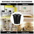 thumbnail image 4 of SHISUYAN 1pc Creative Tabletop Trash Can Lovely Waste Bin Small Flower Pot with Lid, 4 of 8