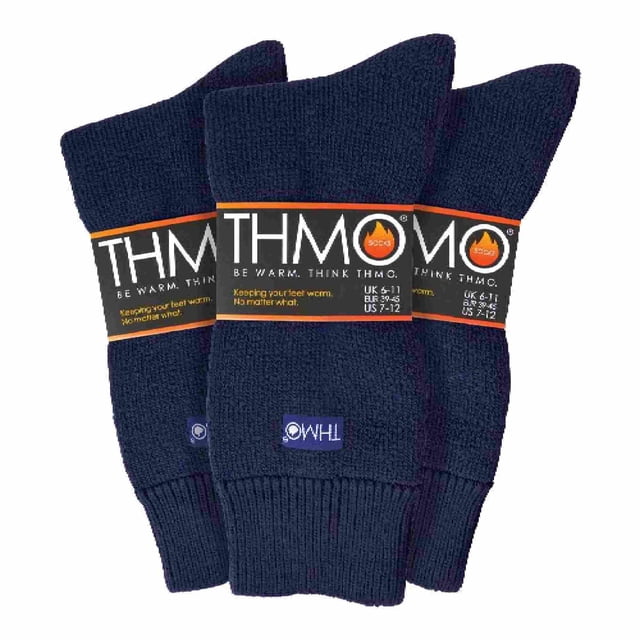THMO - 3 Pack Multipack Mens Thick Winter Warm Socks with Comfort Top