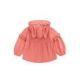 thumbnail image 2 of famuka Baby Girl Rabbit Trench Coat Toddler Hooded Jackets Ruffled Outerwear, 2 of 8