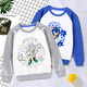 thumbnail image 2 of Sudadera con bloques de color de Sonics, sudadera con cuello redondo y estampado de dibujos animados, regalos de cumpleaños para niños, jerséis de manga larga, 2 of 5