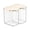 2 Medium Tall, variant on Sorbus 2-Pack Clear Medium Tall Rectangle Food Storage Containers with Lids, Stackable