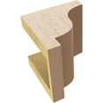 thumbnail image 6 of 5"W x 5"D x 5"H Wide Newport Rough Cedar Woodgrain TimberThane Corbel, Primed Tan, 6 of 6