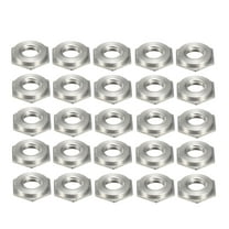 M4 x 0.7mm Pitch Hex Head Carbon Steel Blind Hole Nuts  Pack of 25