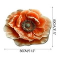 thumbnail image 2 of Door Mat Qwtwty 80x80cm Shaped Flower Diatom Pulp Carpet with QuickDrying And AntiSlip Features on Clearance, 2 of 4