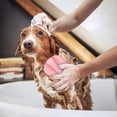 thumbnail image 6 of Dual-Use Silicone Pet Grooming Brush for Bath & Shedding Control - Gentle Massage Brush for Dogs and Cats During Washing, Scrubbing, and Deshedding at Home, 6 of 6