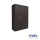 thumbnail image 5 of Mobi Ropero 122cm De Madera Lirio Chocolate Closet Organizador Mobi Muebles Moderno, 5 of 9