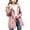 Pink, variant on Wovilon Girls Fleece Lined Rain Jacket Hooded Water-Resistant Windbreaker Coat with Pockets Drawstring Waist for Fall Winter Outdoor Wear