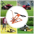 thumbnail image 2 of Lawn Mower Jack Lift with 500Lbs Capacity, Hydraulic Lift Jack for Tractors, ATVs and Zero Turn Lawn Mower Maintenance and Repair,Lawn Mower Lift Adjustable Wheel Span23-48in (500LBS), 2 of 18
