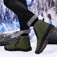 thumbnail image 6 of LASUDRAA Mens Barefoot Winter Boots Water-Resistant Slip-Resistant Hiking Snow Shoes Lightweight Warm Ankle-High Boots, Wide Toe Box,Trails & Everyday Wear, 6 of 8