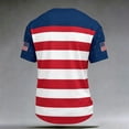 thumbnail image 5 of LNZGNM USA Soccer Men's Shirts Crewneck Short Sleeve 2026 Country Team Tee Shirts Fan International Football Shirt Retro Streetwear Top,Deep Red(XXXL), 5 of 5
