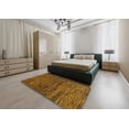 thumbnail image 5 of Ahgly Company Machine Washable Indoor Square Abstract Red Brown Area Rugs, 8' Square, 5 of 7