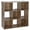 Apple pattern, variant on 6 Cube Storage Shelf Organizer, Wooden Bookshelf System Display Cube Shelves Compartments, Customizable With Removable Back Panels
