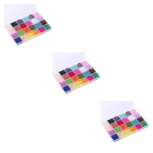 Guardoinrt 1680x Safe And Skin-friendly Beads Set For DIY Handcraft Wide Threading Holes ABS Made 3Set