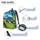 thumbnail image 3 of Disketp Grazing Cows Mountain View Mochila de Lona Estampada, Mochila Escolar de Viaje Ligera para Estudiantes y Portátil-Small, 3 of 5