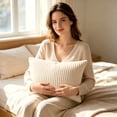 thumbnail image 4 of Soft Corduroy Decorative Throw Pillow Covers 20x12in，Set of 2, Mordern Nordic Home Decor, Boho Farmhouse Cushion Covers for Couch Bed Sofa Living Room, 4 of 5