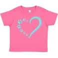 thumbnail image 3 of Inktastic Paw Print Heart Boys or Girls Toddler T-Shirt, 3 of 5