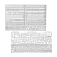 thumbnail image 1 of 2x Regluxiliar de tallado para manualidades, fabricante de detalles, línea de escritura, ayudas para el grabado Baoblaze none, 1 of 8