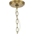 thumbnail image 5 of Progress Lighting Gilliam 6-Light Chandelier, Vintage Brass, Steel, Classic Form, 27.62" Diameter, 24.87" Height, 5 of 9