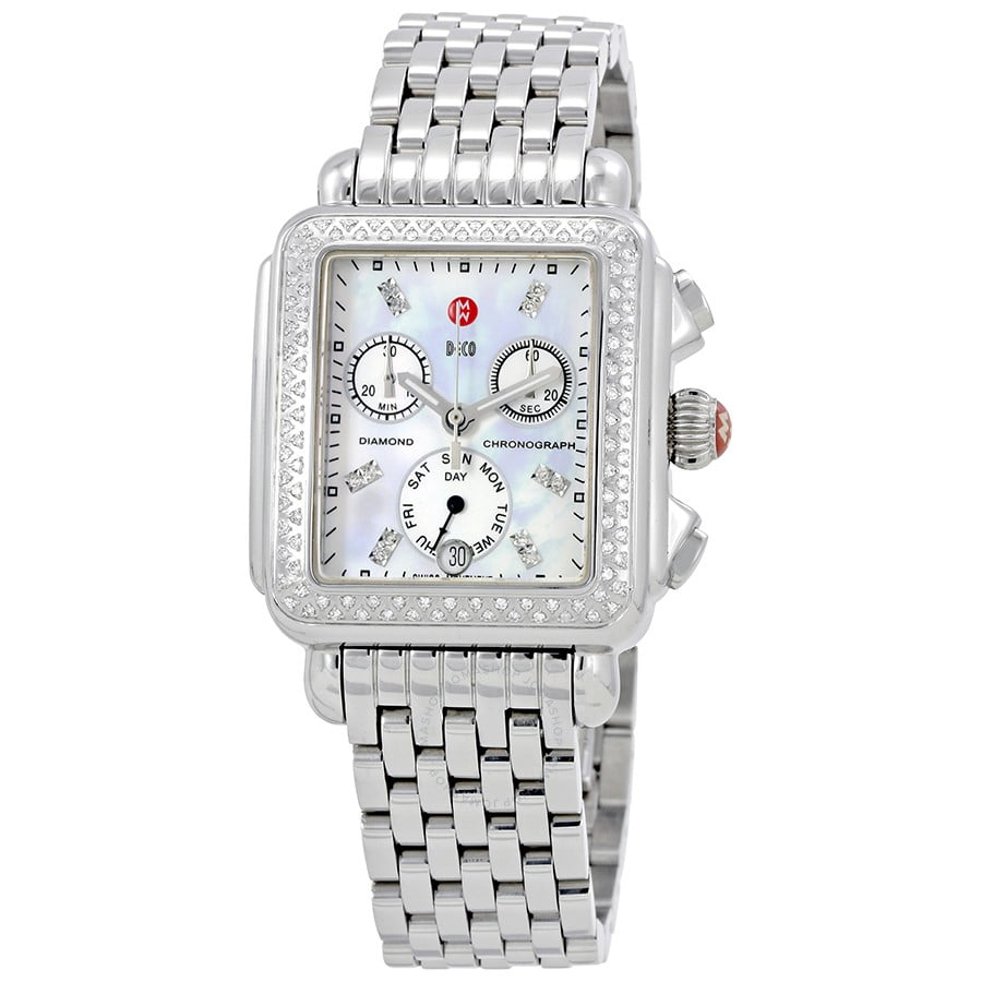 michele watch with diamonds