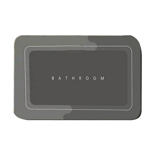 Bath Mats for Bathroom,Bath Mat Bathroom Mat Rug Non Slip Super Absorbent Stain Proof Dry Thin Bathroom Rug-Bath Mats for Bathroom Floor Bathtub Vanity-Bathmat Bath Rug Easy Car