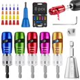 thumbnail image 1 of Juego de herramientas de electricista Mriykio para pelar cables 8 en 1 para taladros, 1 of 7