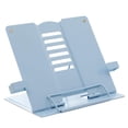 thumbnail image 1 of Rongfmy Book Stand Holder with Page Paper Clips for Reading Rest, Cookbooks, Recipes, Sky Blue A, 1 of 8