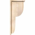 thumbnail image 3 of 5 1/2"W x 12"D x 28"H Crestline Smooth Corbel w/Backplate, Douglas Fir, 3 of 9