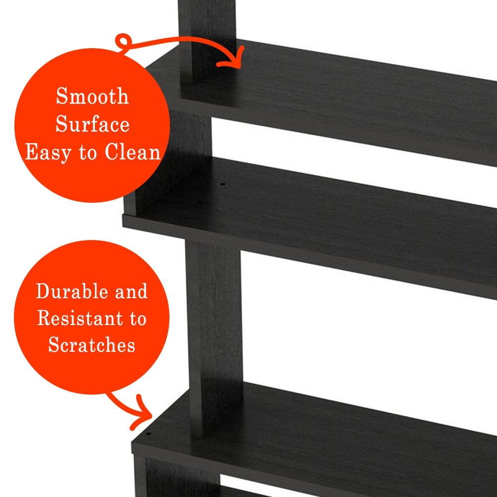 Buy Casamudo Modern Geometric Bookcase 6Shelves, Tall Skinny Bookshelf